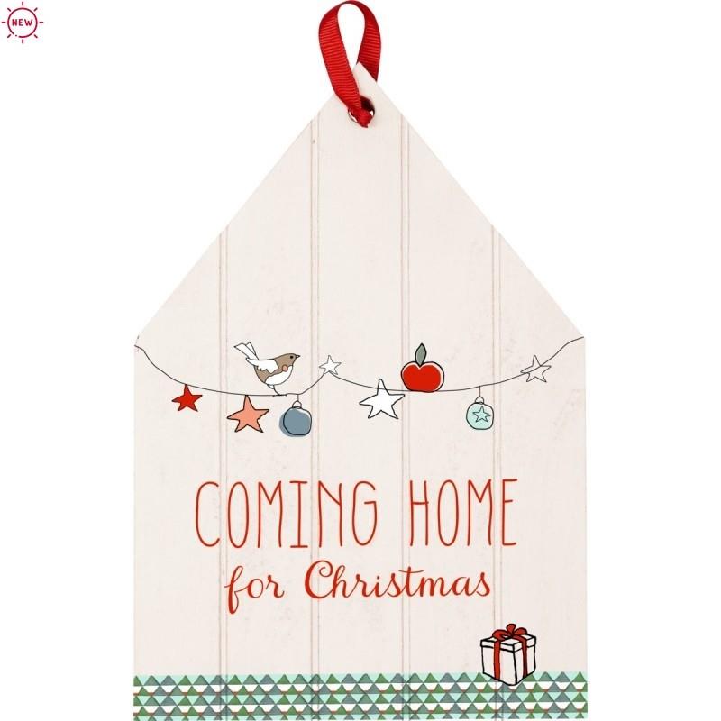 CARTELL DE FUSTA COMING HOME FOR CHRISTMAS | 4029753159687