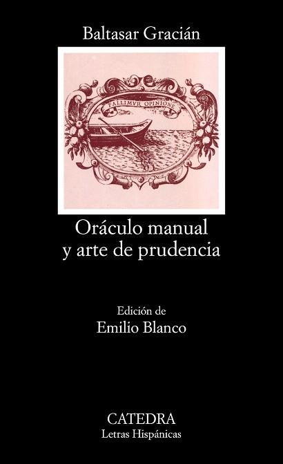ORACULO MANUAL Y ARTE DE PRUDENCIA | 9788437613499 | GRACIAN,BALTASAR
