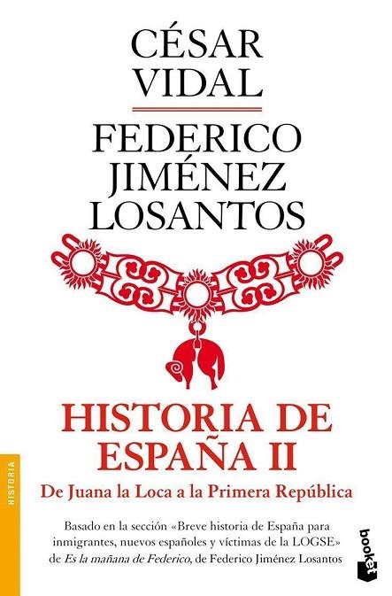 HISTORIA DE ESPAÑA II. DE JUANA LA LOCA A LA PRIMERA REPUBLICA | 9788408003502 | JIMENEZ LOSANTOS,FEDERICO VIDAL,CESAR