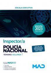 INSPECTOR/A DE POLICÍA NACIONAL ESCALA EJECUTIVA TEMARIO 1 | 9788414270776