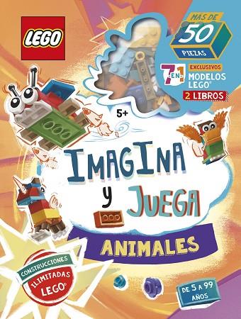 LEGO ICONIC. IMAGINA Y JUEGA. ANIMALES INCLUYE DOS LIBROS Y 50 PIEZAS | 9788408252986 | LEGO