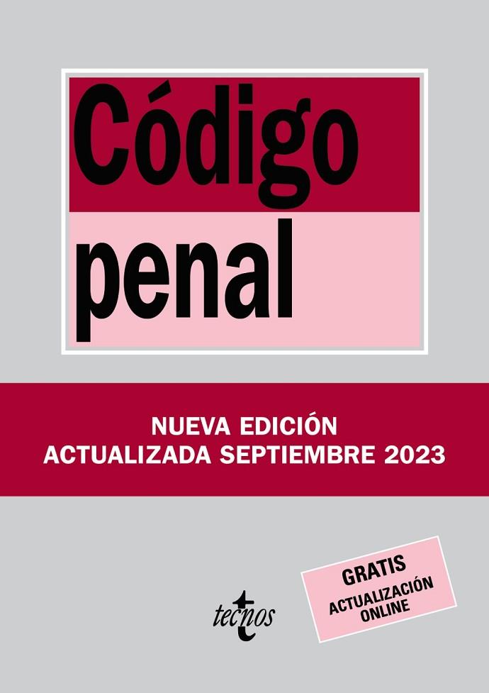 CÓDIGO PENAL. LEY ORGÁNICA 10/1995, DE 23 DE NOVIEMBRE | 9788430988419