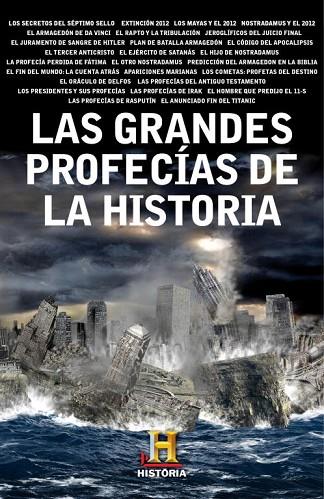 GRANDES PROFECIAS DE LA HISTORIA | 9788401390852 | CANAL HISTORIA