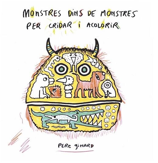 MONSTRES DINS DE MONSTRES PER CRIDAR I ACOLORIR | 9788412171754 | PERE GINARD
