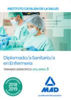 TEMARIO ESPECIFICO VOLUMEN 3 PARA DIPLOMADO/A SANITARIO/A EN ENFERMERIA | 9788414222676