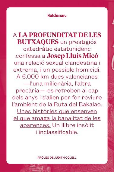LA PROFUNDITAT DE LES BUTXAQUES | 9788419571069 | MICÓ, JOSEP LLUÍS