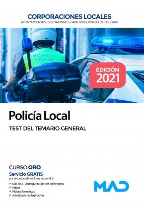 POLICÍA LOCAL. TEST DEL TEMARIO GENERAL | 9788414245750 | 7 EDITORES/APARICIO APARICIO, ANA Mª/CANO GARCIA, FRANCISCO JAVIER/ACUÑA NECHES, MIGUEL/NAVAS MORUNO
