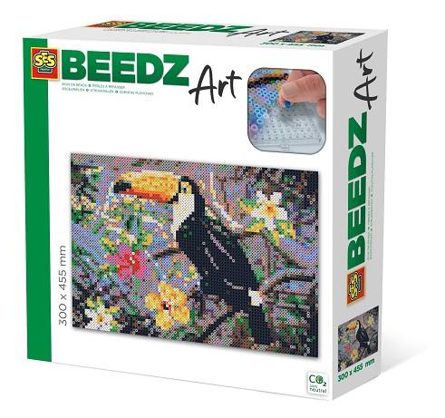 BEEDZ ART TUCAN PERLAS PARA PLANCHAR 300X450MM | 8710341060022