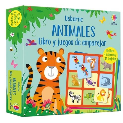 ANIMALES. LIBRO Y JUEGOS DE EMPAREJAR | 9781801316057 | NOLAN, KATE