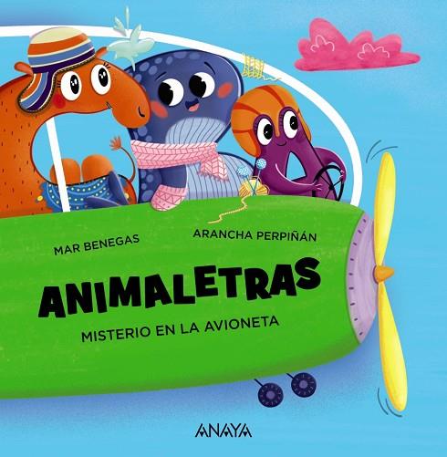 ANIMALETRAS. MISTERIO EN LA AVIONETA (MAJUSCULES) | 9788414334683 | BENEGAS, MAR