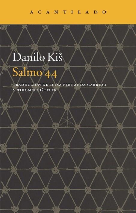 SALMO 44 | 9788416011292 | KIS,DANILO