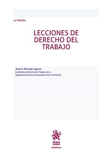 LECCIONES DE DERECHO DEL TRABAJO | 9788413979328 | MERCADER UGUINA, JESÚS RAFAEL
