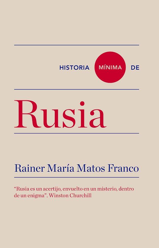 HISTORIA MíNIMA DE RUSIA | 9788417141615 | MATOS FRANCO, RAINER MARíA