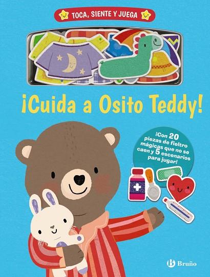 CUIDA A OSITO TEDDY! TOCA, SIENTE Y JUEGA | 9788469666364