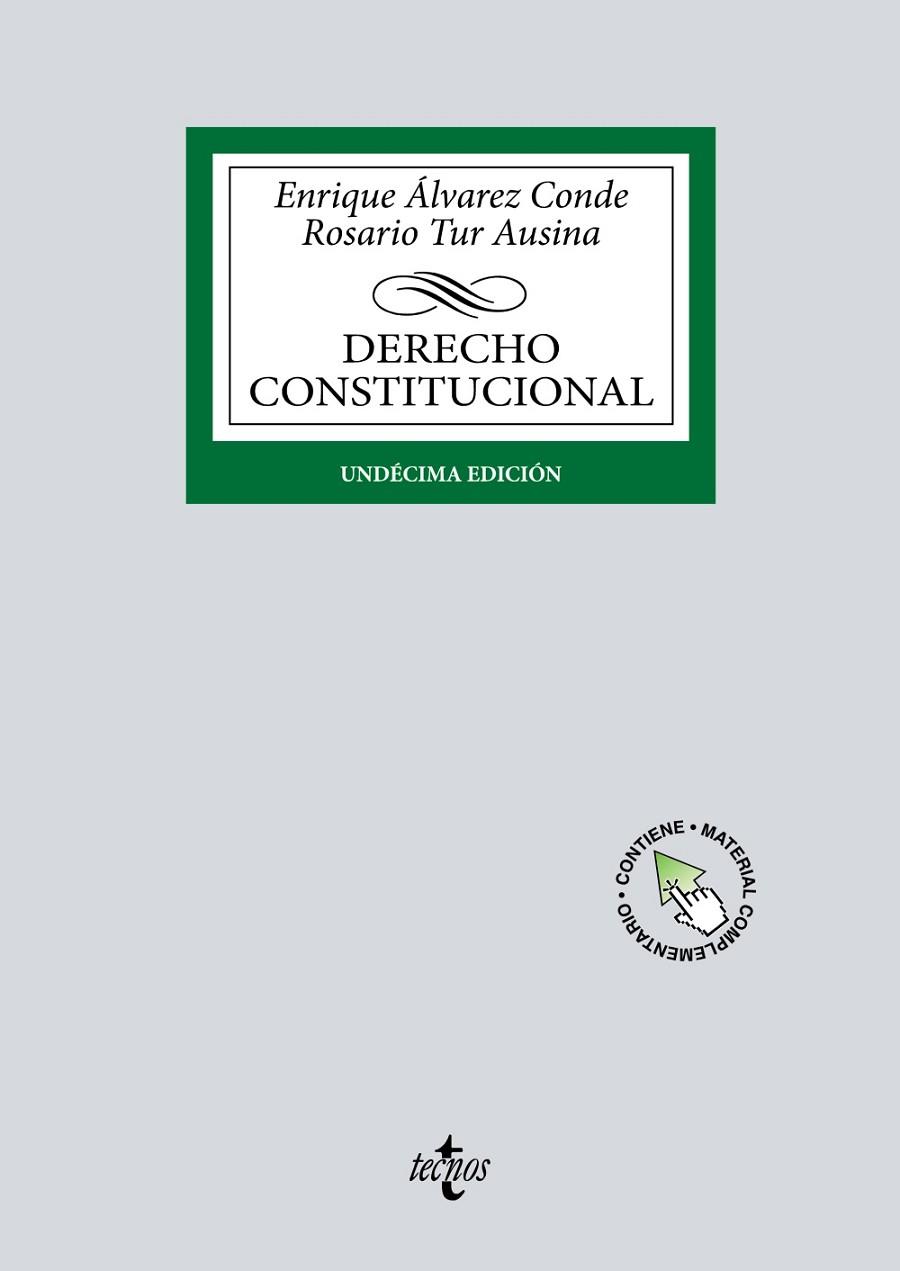 DERECHO CONSTITUCIONAL | 9788430988129 | ÁLVAREZ CONDE, ENRIQUE / TUR AUSINA, ROSARIO