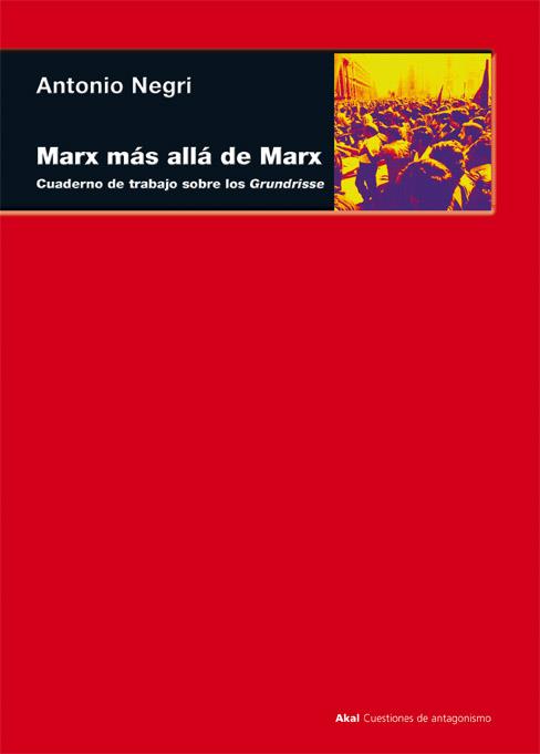 MARX MAS ALLA DE MARX | 9788446011477 | NEGRI,ANTONIO