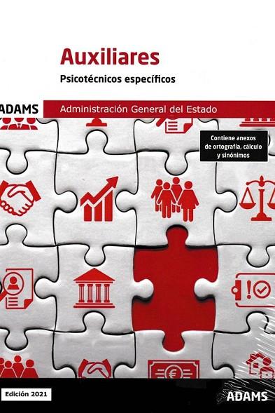 AUXILIARES PSICOTECNICOS ESPECIFICOS ADMINISTRACION GENERAL DEL ESTADO | 9788413277356