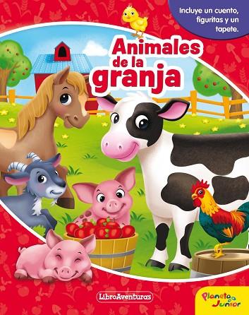 ANIMALES DE LA GRANJA. INCLUYE UN CUENTO, FIGURITAS Y UN TAPETE | 9788408218111 | AA. VV.