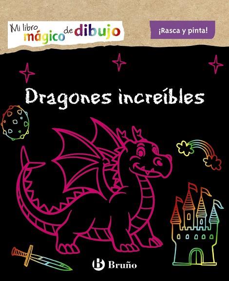 MI LIBRO MÁGICO DE DIBUJO. DRAGONES INCREÍBLES RASCA Y PINTA | 9788469629208