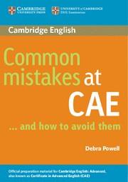 COMMON MISTAKES AT CAE... AND HOW TO AVOID THEM | 9780521603775 | POWELL,DEBRA