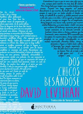 DOS CHICOS BESANDOSE | 9788494527753 | LEVITHAN,DAVID