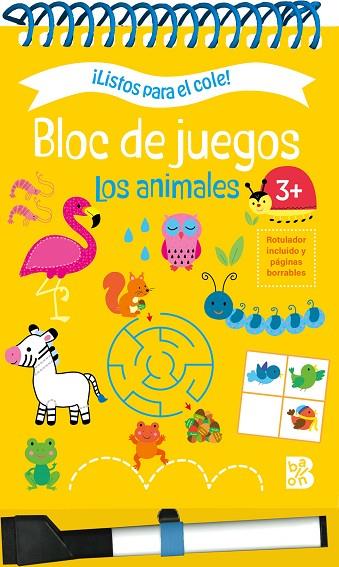 LISTOS PARA EL COLE BLOC DE JUEGOS  LOS ANIMALES +3 | 9789403233147 | BALLON