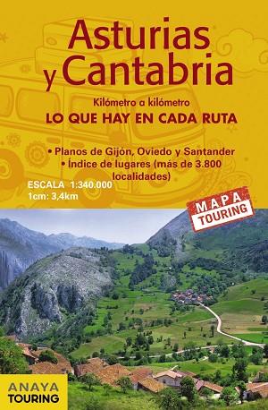MAPA ASTURIAS Y CANTABRIA | 9788491582960