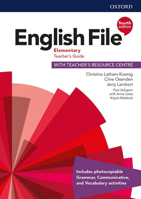 ENGLISH FILE ELEMENTARY A1/A2  TEACHER'S GUIDE WITH TEACHER'S RESOURCE CENTRE | 9780194032766 | LATHAM-KOENIG, CHRISTINA/OXENDEN, CLIVE/LAMBERT, JERRY/SELIGSON, PAUL