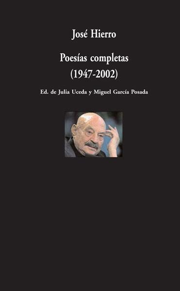 POESIAS COMPLETAS(1947-2002) | 9788498950205 | HIERRO,JOSE