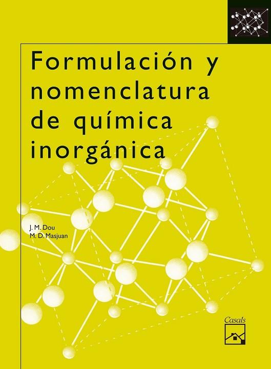 FORMULACION Y NOMENCLATURA DE QUIMICA INORGANICA | 9788421835135 | MASJUAN,M.D. DOU,J.M.