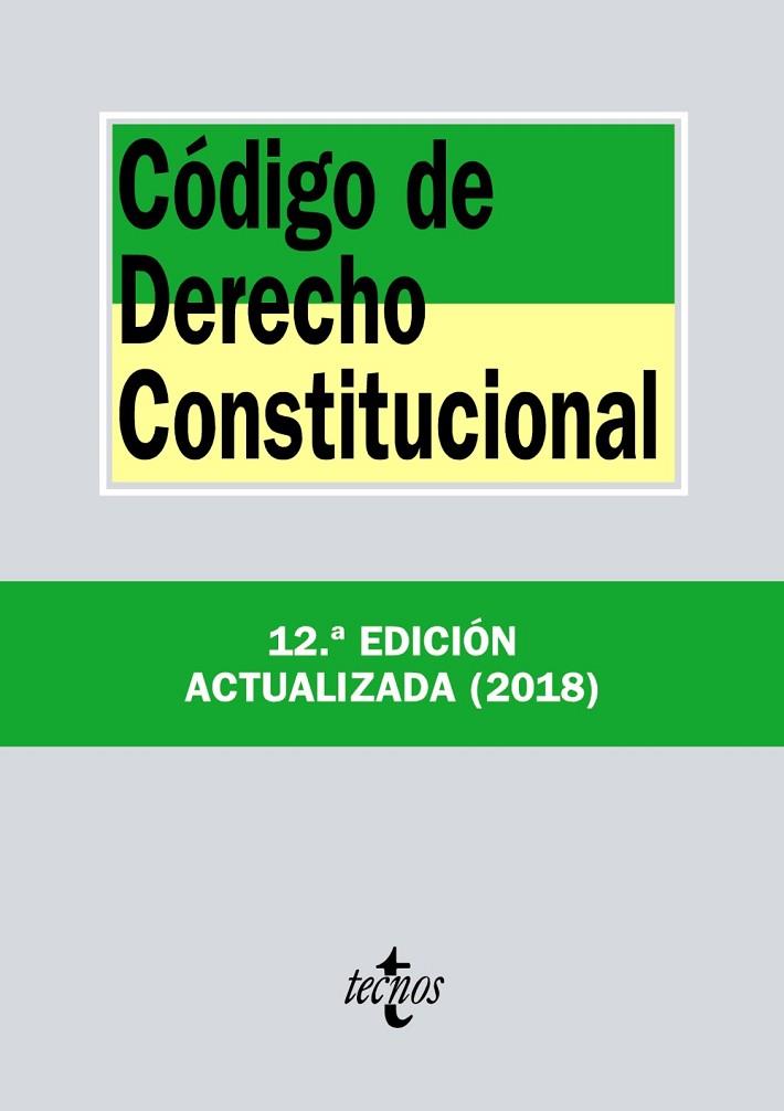 CÓDIGO DE DERECHO CONSTITUCIONAL | 9788430975211 | EDITORIAL TECNOS
