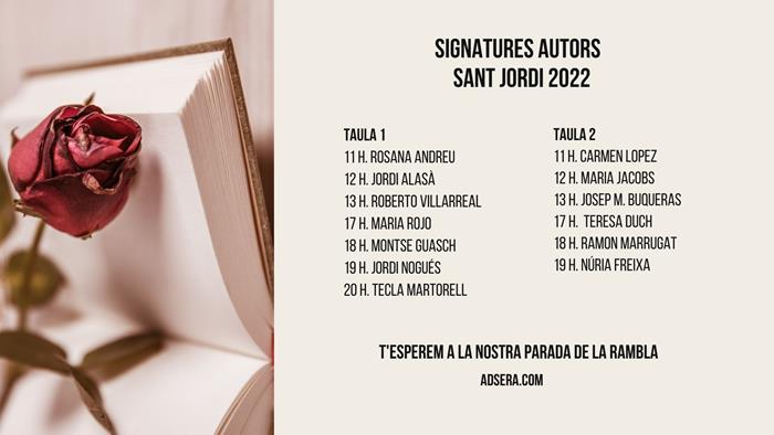 Signatures de Sant Jordi a Tarragona | 