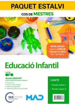 PAQUET ESTALVI COS DE MESTRES EDUCACIÓ INFANTIL TEMARI 1 I 2 | 9788414270363