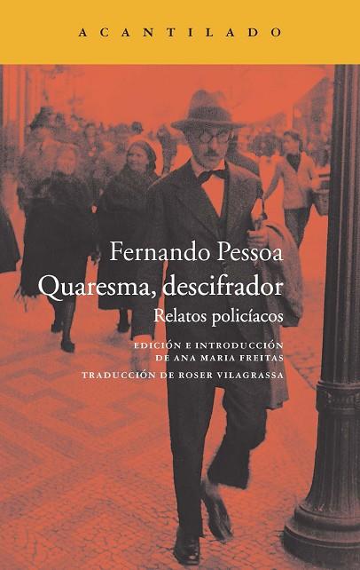 QUARESMA DESCIFRADOR RELATOS POLICIACOS | 9788416011193 | PESSOA,FERNANDO