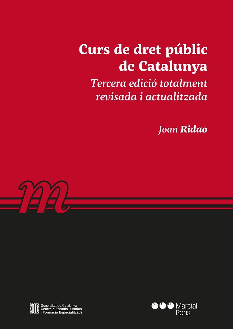 CURS DE DRET PUBLIC DE CATALUNYA | 9788491235255 | RIDAO,JOAN