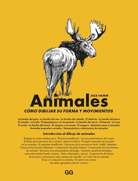 ANIMALES CÓMO DIBUJAR SU FORMA Y MOVIMIENTOS | 9788425234460 | HAMM, JACK