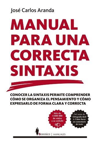 MANUAL PARA UNA CORRECTA SINTAXIS | 9788417418373 | ARANDA,JOSE CARLOS