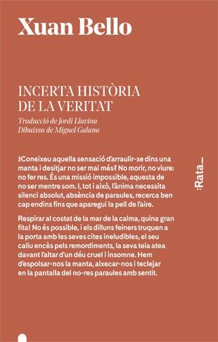 INCERTA HISTORIA DE LA VERITAT | 9788416738199 | BELLO, XUAN