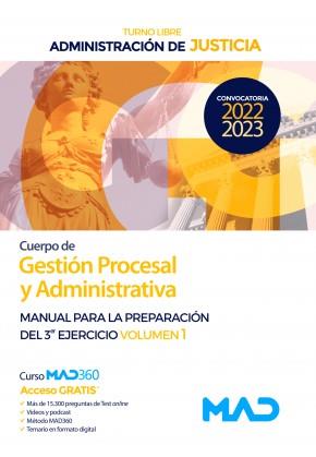 GESTION PROCESAL Y ADMINISTRATIVA. MANUAL PARA LA PREPARACION DEL 3 EJERCICIO V. | 9788414262535 | VARIOS