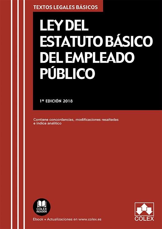 LEY DEL ESTATUTO BÁSICO DEL EMPLEADO PÚBLICO | 9788417135713 | EDITORIAL COLEX S.L.