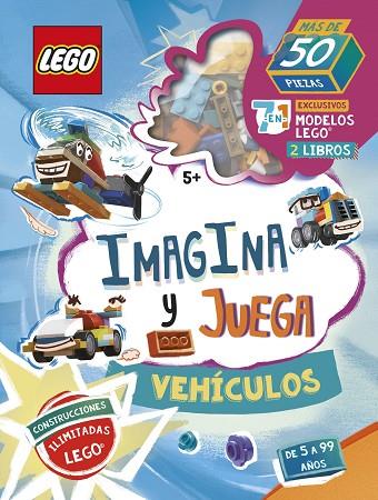 LEGO ICONIC. IMAGINA Y JUEGA. VEHÍCULOS. INCLUYE DOS LIBROS Y 50 PIEZAS | 9788408252993 | LEGO