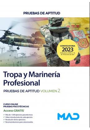 TROPA Y MARINERIA PROFESIONAL PRUEBAS DE APTITUD VOLUMEN 2 | 9788414267004