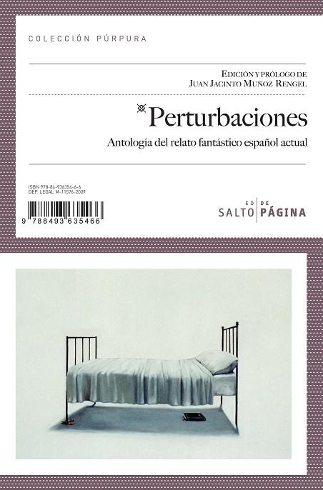 PERTURBACIONES. ANTOLOGIA DEL RELATO FANTASTICO ESPAÑOL ACTUAL | 9788493635466 | VVAA