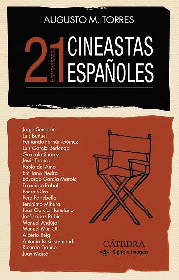21 CINEASTAS ESPAÑOLES. ENTREVISTAS | 9788437644448 | TORRES, AUGUSTO M.