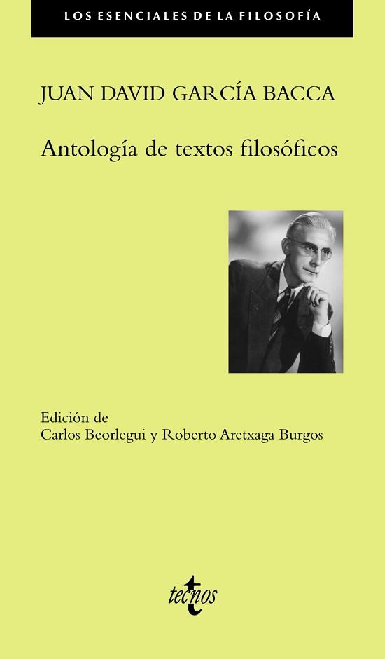 ANTOLOGIA DE TEXTOS FILOSOFICOS | 9788430962853 | GARCIA BACCA,JUAN DAVID