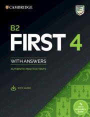 B2 FIRST 4. STUDENT'S BOOK WITH ANSWERS WITH AUDIO WITH RESOURCE BANK | 9781108780148 | DESCONOCIDO