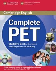 COMPLETE PET STUDENT'S BOOK WITH ANSWERS WITH CD-ROM | 9780521741361 | HEYDERMAN, EMMA/MAY, PETER