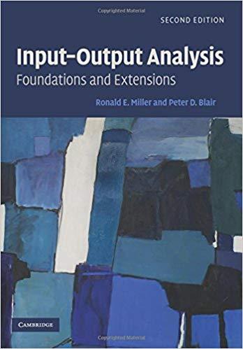 INPUT-OUTPUT ANALYSIS 2ND EDITION PAPERBACK: FOUNDATIONS AND EXTENSIONS | 9780521739023 | MILLER / BLAIR 