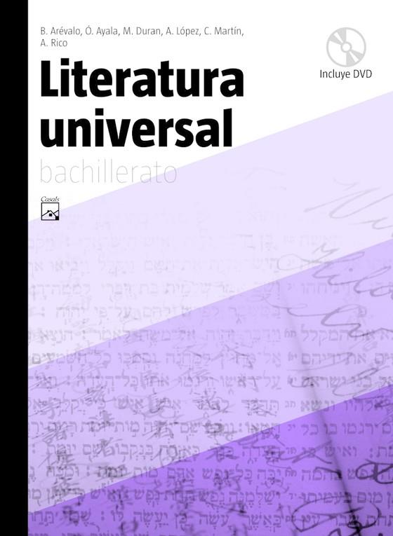 LITERATURA UNIVERSAL BACHILLERATO | 9788421840306 | AREVALO,B