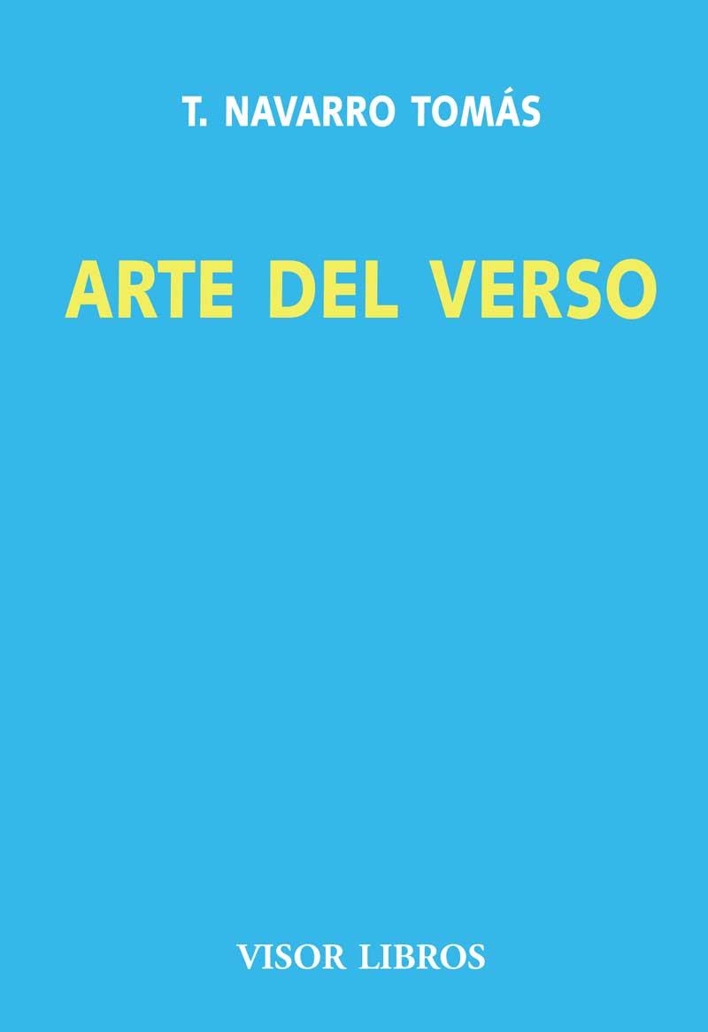 ARTE DEL VERSO | 9788475229072 | NAVARRO TOMAS,T.